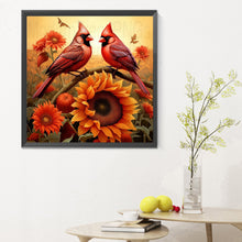 Load image into Gallery viewer, Diamond Painting - Full Round - cardinal (30*30CM)