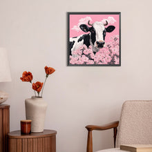 Load image into Gallery viewer, Diamond Painting - Full Round - dairy cow (30*30CM)