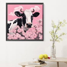 Load image into Gallery viewer, Diamond Painting - Full Round - dairy cow (30*30CM)