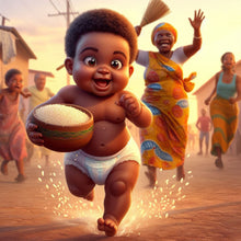 Load image into Gallery viewer, Diamond Painting - Full Round - black kid (40*40CM)