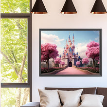 Load image into Gallery viewer, Diamond Painting - Full Square - pink castle (40*30CM)