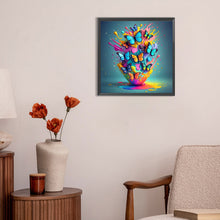 Load image into Gallery viewer, Diamond Painting - Full Round - Colorful butterfly (30*30CM)