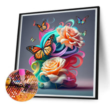 Load image into Gallery viewer, Diamond Painting - Full Round - Colorful butterfly (30*30CM)