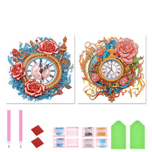Load image into Gallery viewer, Diamond Painting - Partial Special Shaped - bell and flower (30*30CM)