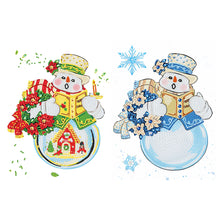 Load image into Gallery viewer, Diamond Painting - Partial Special Shaped - snowman (30*40CM)