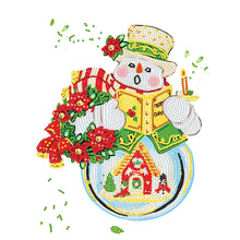 Load image into Gallery viewer, Diamond Painting - Partial Special Shaped - snowman (30*40CM)
