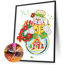 Load image into Gallery viewer, Diamond Painting - Partial Special Shaped - snowman (30*40CM)