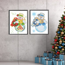 Load image into Gallery viewer, Diamond Painting - Partial Special Shaped - snowman (30*40CM)