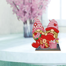 Load image into Gallery viewer, Wooden DIY Diamond Art Tabletop Decorations Diamond Painting Desktop Decorations