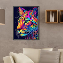 Load image into Gallery viewer, Diamond Painting - Full Round - Color leopard portrait (30*40CM)