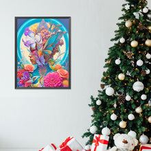 Load image into Gallery viewer, Diamond Painting - Full Round - Flowers, butterflies and beauties (30*40CM)