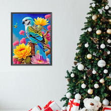 Load image into Gallery viewer, Diamond Painting - Full Round - parrot on flower branch (30*40CM)
