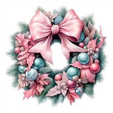 Load image into Gallery viewer, Diamond Painting - Full Round - Christmas wreath (30*30CM)