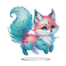 Load image into Gallery viewer, Acrylic Colourful Fox Diamond Painting Desktop Decorations for Home Office Decor