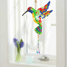 Load image into Gallery viewer, Suncatcher Double Sided Crystal Painting Ornaments for Window Decor(Hummingbird)