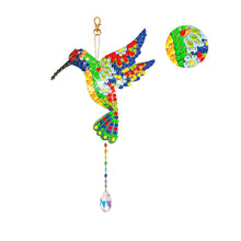 Load image into Gallery viewer, Suncatcher Double Sided Crystal Painting Ornaments for Window Decor(Hummingbird)