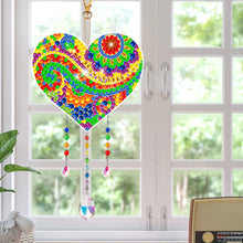 Load image into Gallery viewer, Suncatcher Double Sided Crystal Painting Ornament for Window Decor(Love Mandala)