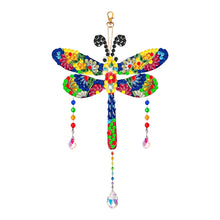 Load image into Gallery viewer, Suncatcher Double Sided Crystal Painting Ornaments for Windows Decor (Dragonfly)