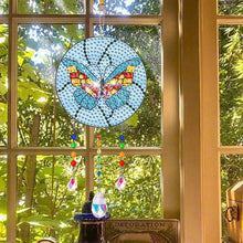 Load image into Gallery viewer, Suncatcher Double Sided Crystal Painting Ornaments for Windows Decor (Butterfly)