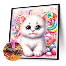 Load image into Gallery viewer, Diamond Painting - Full Round - candy kitten (30*30CM)