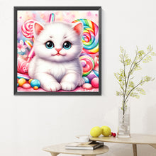 Load image into Gallery viewer, Diamond Painting - Full Round - candy kitten (30*30CM)