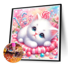Load image into Gallery viewer, Diamond Painting - Full Round - candy kitten (30*30CM)