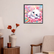 Load image into Gallery viewer, Diamond Painting - Full Round - candy kitten (30*30CM)