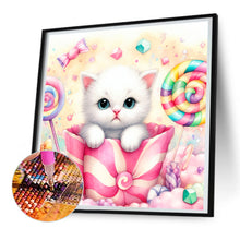 Load image into Gallery viewer, Diamond Painting - Full Round - candy kitten (30*30CM)