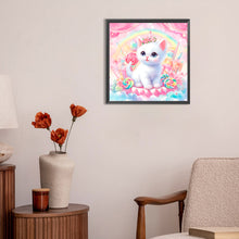 Load image into Gallery viewer, Diamond Painting - Full Round - candy kitten (30*30CM)