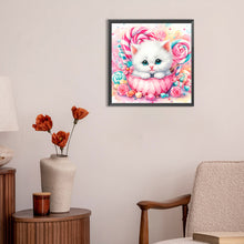 Load image into Gallery viewer, Diamond Painting - Full Round - candy kitten (30*30CM)