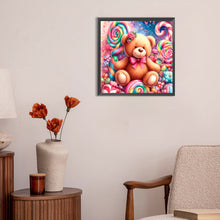 Load image into Gallery viewer, Diamond Painting - Full Round - Candy Bear (30*30CM)