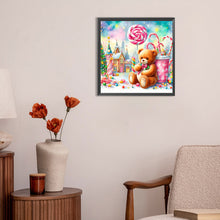 Load image into Gallery viewer, Diamond Painting - Full Round - Candy Bear (30*30CM)