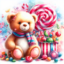 Load image into Gallery viewer, Diamond Painting - Full Round - Candy Bear (30*30CM)