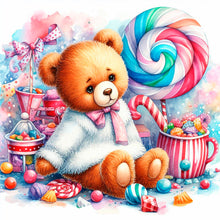 Load image into Gallery viewer, Diamond Painting - Full Round - Candy Bear (30*30CM)