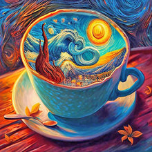 Load image into Gallery viewer, Diamond Painting - Full Round - Starry Sky Coffee (40*40CM)