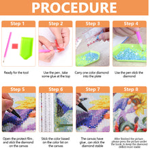 Load image into Gallery viewer, AB Diamond Painting - Full Round - giraffe and elephant (70*50CM)