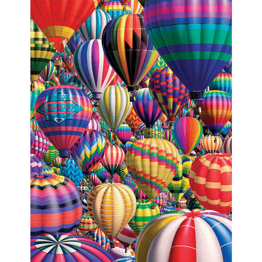 AB Diamond Painting - Full Round - hot air balloons (50*60CM)