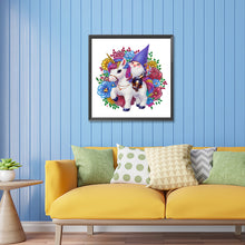 Load image into Gallery viewer, Diamond Painting - Partial Special Shaped - Unicorn Knight Goblin (30*30CM)