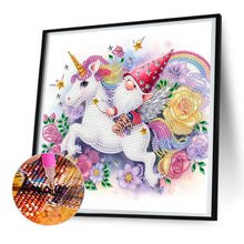 Load image into Gallery viewer, Diamond Painting - Partial Special Shaped - Unicorn Knight Goblin (30*30CM)