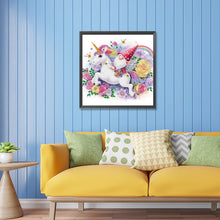 Load image into Gallery viewer, Diamond Painting - Partial Special Shaped - Unicorn Knight Goblin (30*30CM)