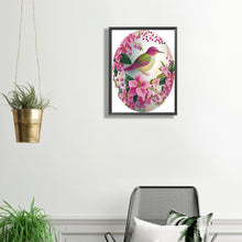 Load image into Gallery viewer, Diamond Painting - Partial Special Shaped - Easter egg hummingbird (30*40CM)