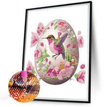 Load image into Gallery viewer, Diamond Painting - Partial Special Shaped - Easter egg hummingbird (30*40CM)