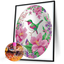 Load image into Gallery viewer, Diamond Painting - Partial Special Shaped - Easter egg hummingbird (30*40CM)