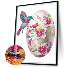 Load image into Gallery viewer, Diamond Painting - Partial Special Shaped - Easter egg hummingbird (30*40CM)