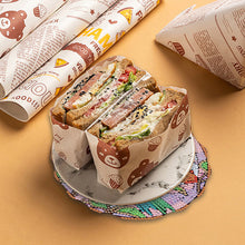 Load image into Gallery viewer, 4 PCS Wooden Diamond Painted Placemats Round Placemat with Holder (Hummingbird)