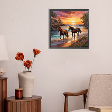 Load image into Gallery viewer, Diamond Painting - Full Round - horse (30*30CM)