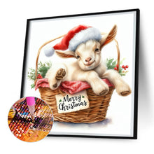 Load image into Gallery viewer, Diamond Painting - Full Round - Christmas lamb (30*30CM)