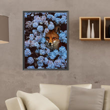 Load image into Gallery viewer, Diamond Painting - Full Round - Hydrangea and fox (30*40CM)