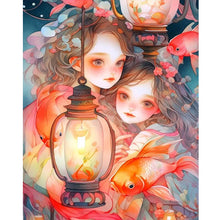 Load image into Gallery viewer, Diamond Painting - Full Round - girl (40*50CM)
