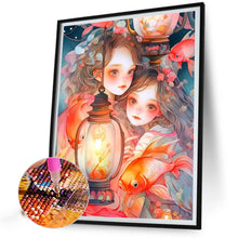 Load image into Gallery viewer, Diamond Painting - Full Round - girl (40*50CM)